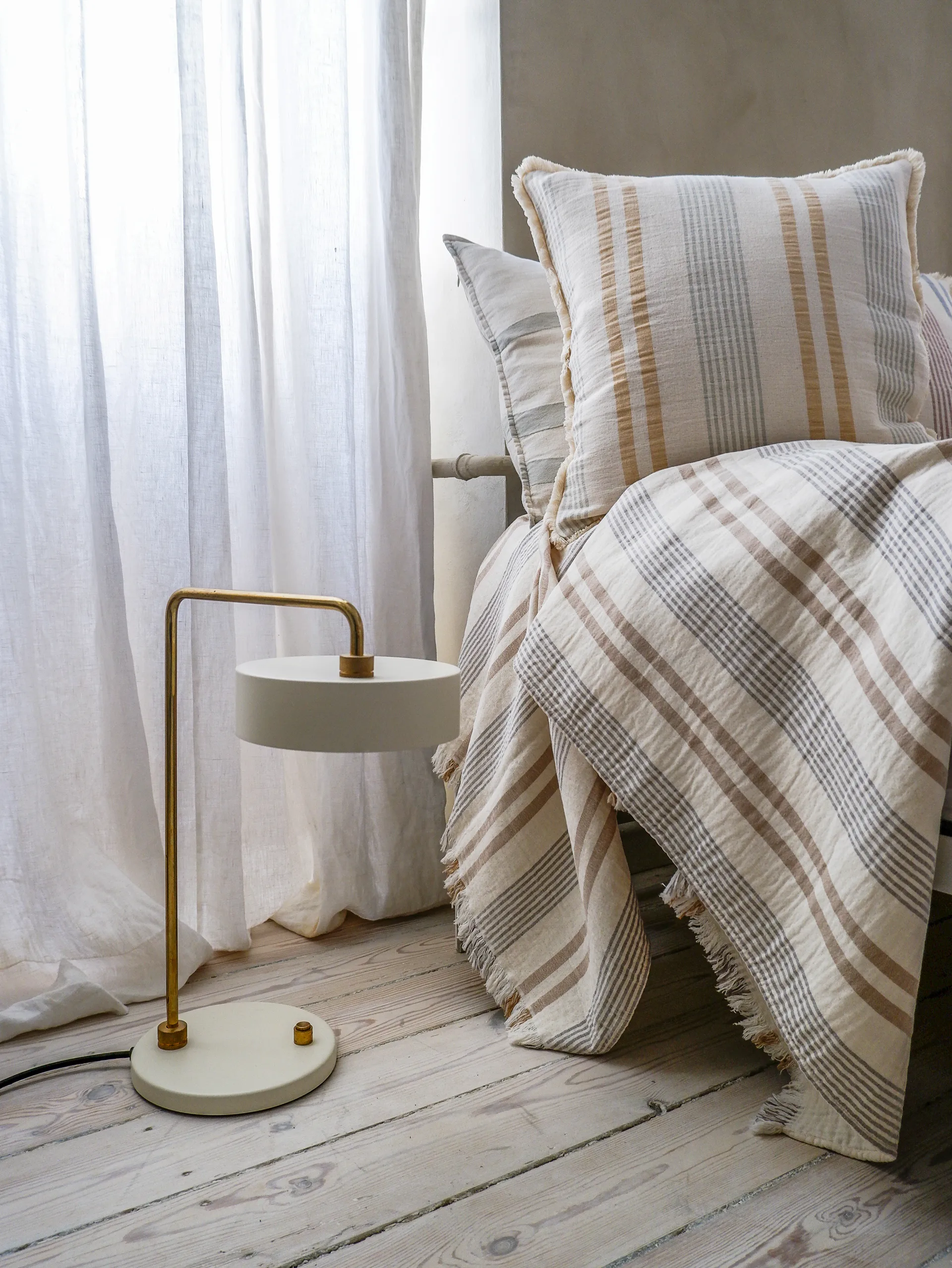 Iris putetrekk 50 x 50 cm, Yellow-Green Elvang Denmark