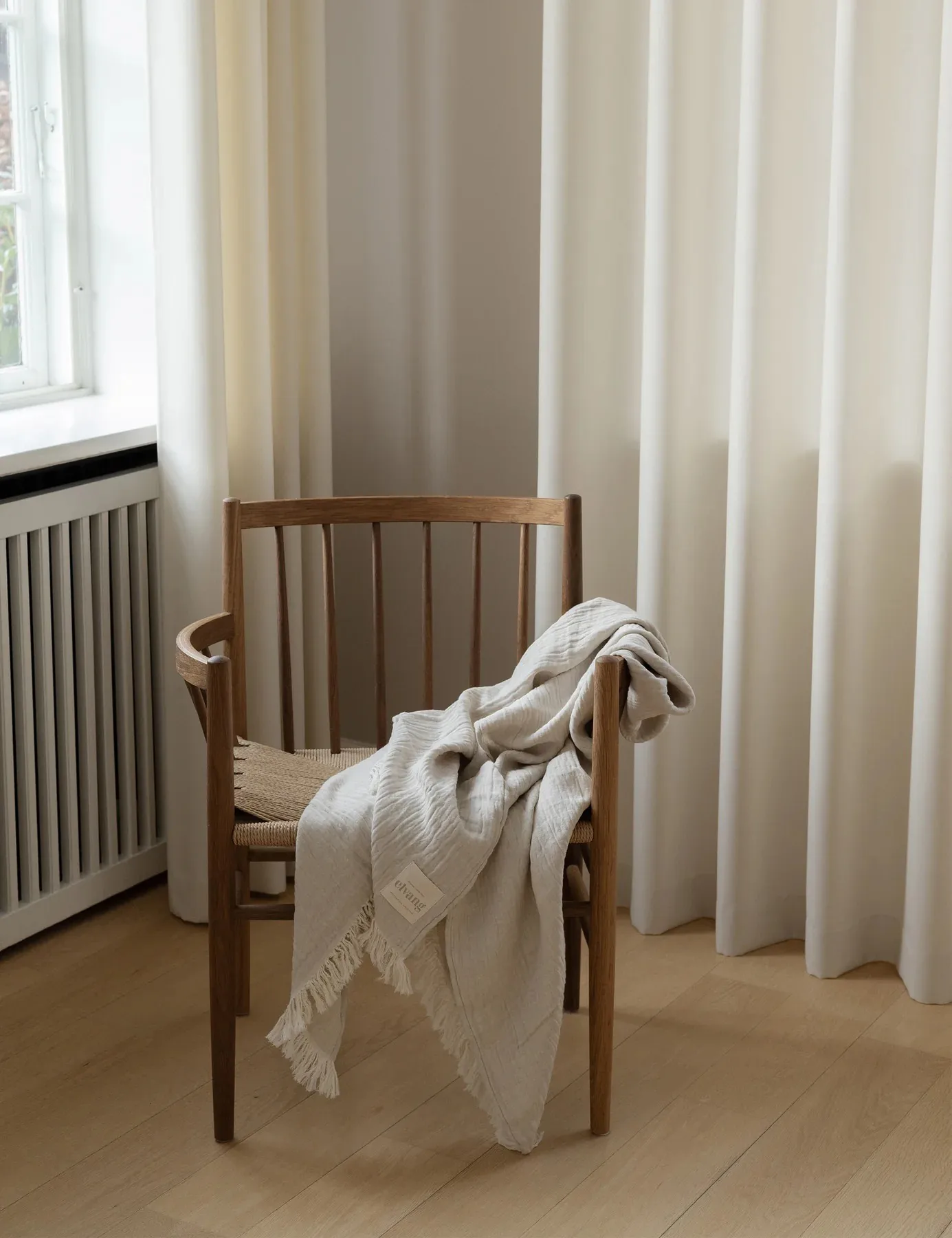 Lavender pledd 130 x 180 cm, Beige Elvang Denmark