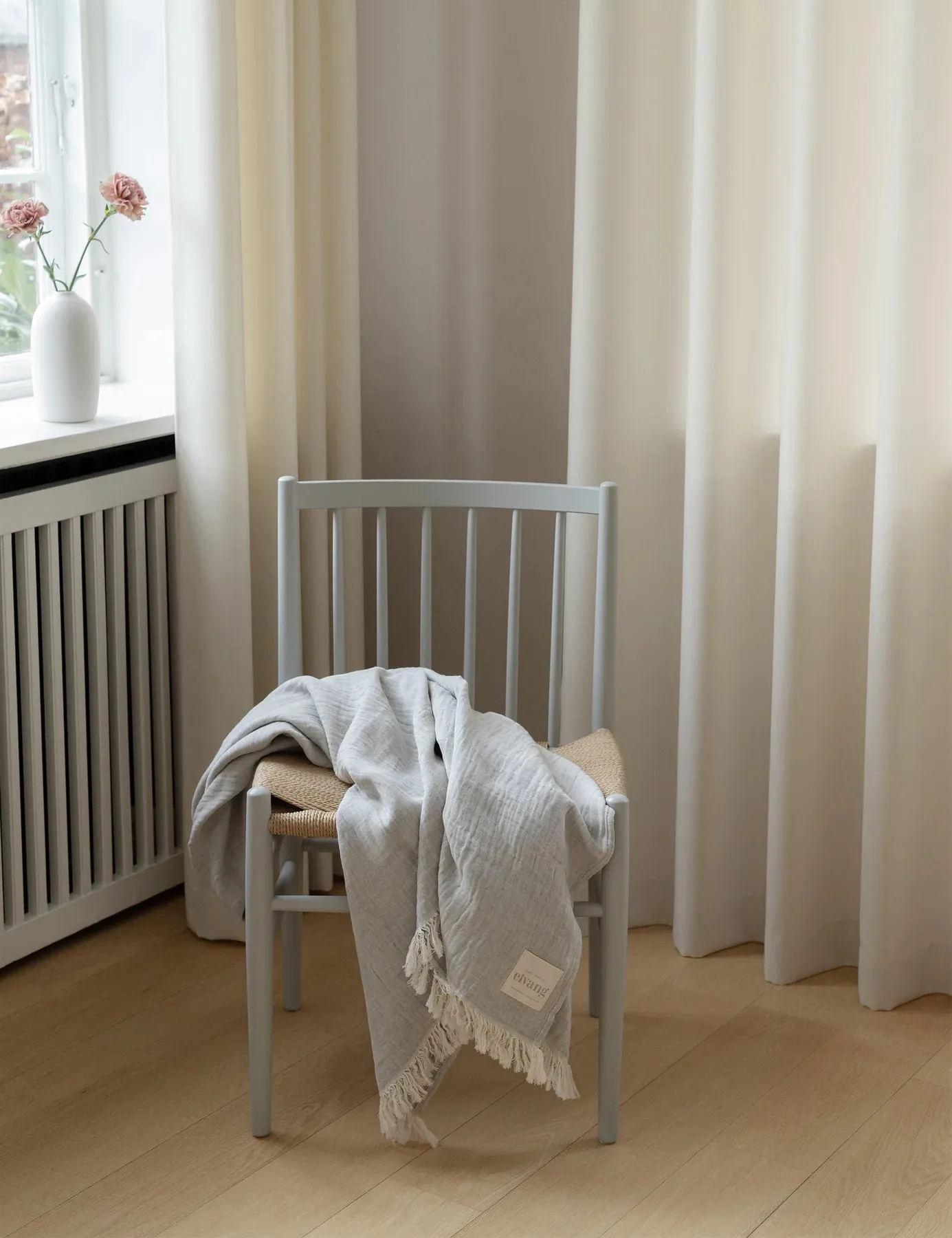 Lavender pledd 130 x 180 cm, Grey Elvang Denmark