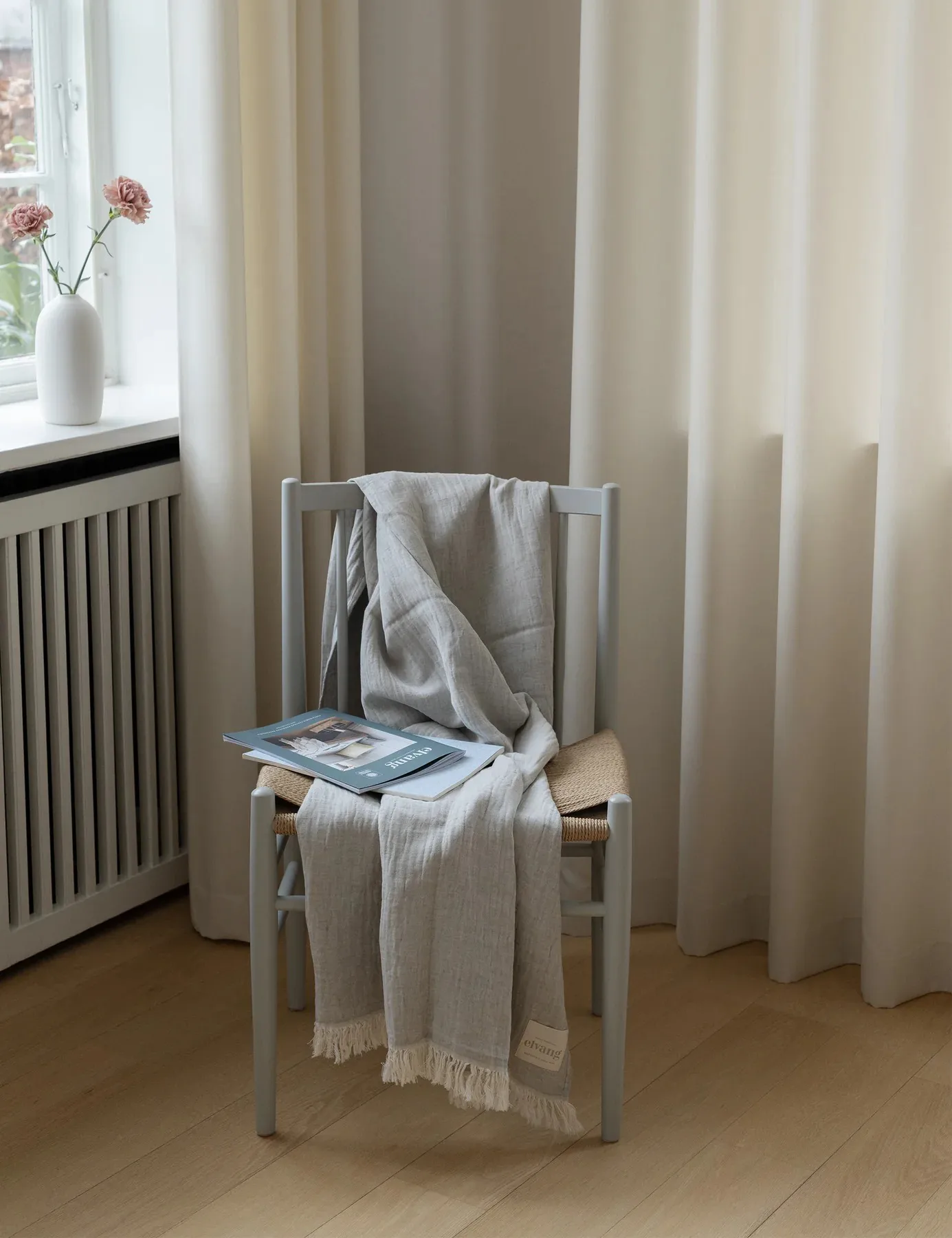 Lavender pledd 130 x 180 cm, Grey Elvang Denmark