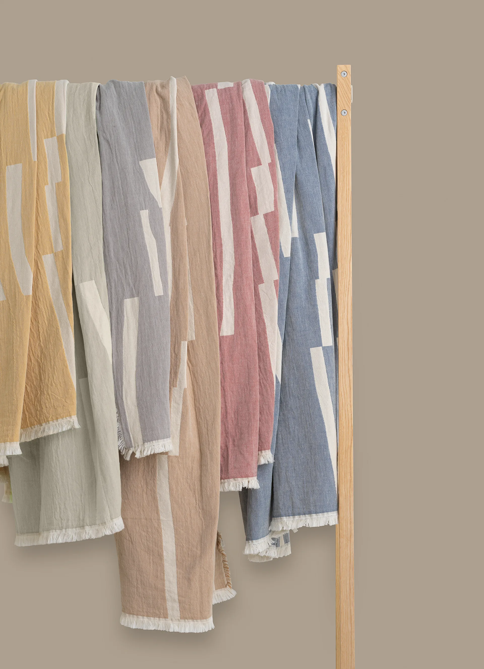 Lyme Grass pledd 130 x 180 cm, beige Elvang Denmark