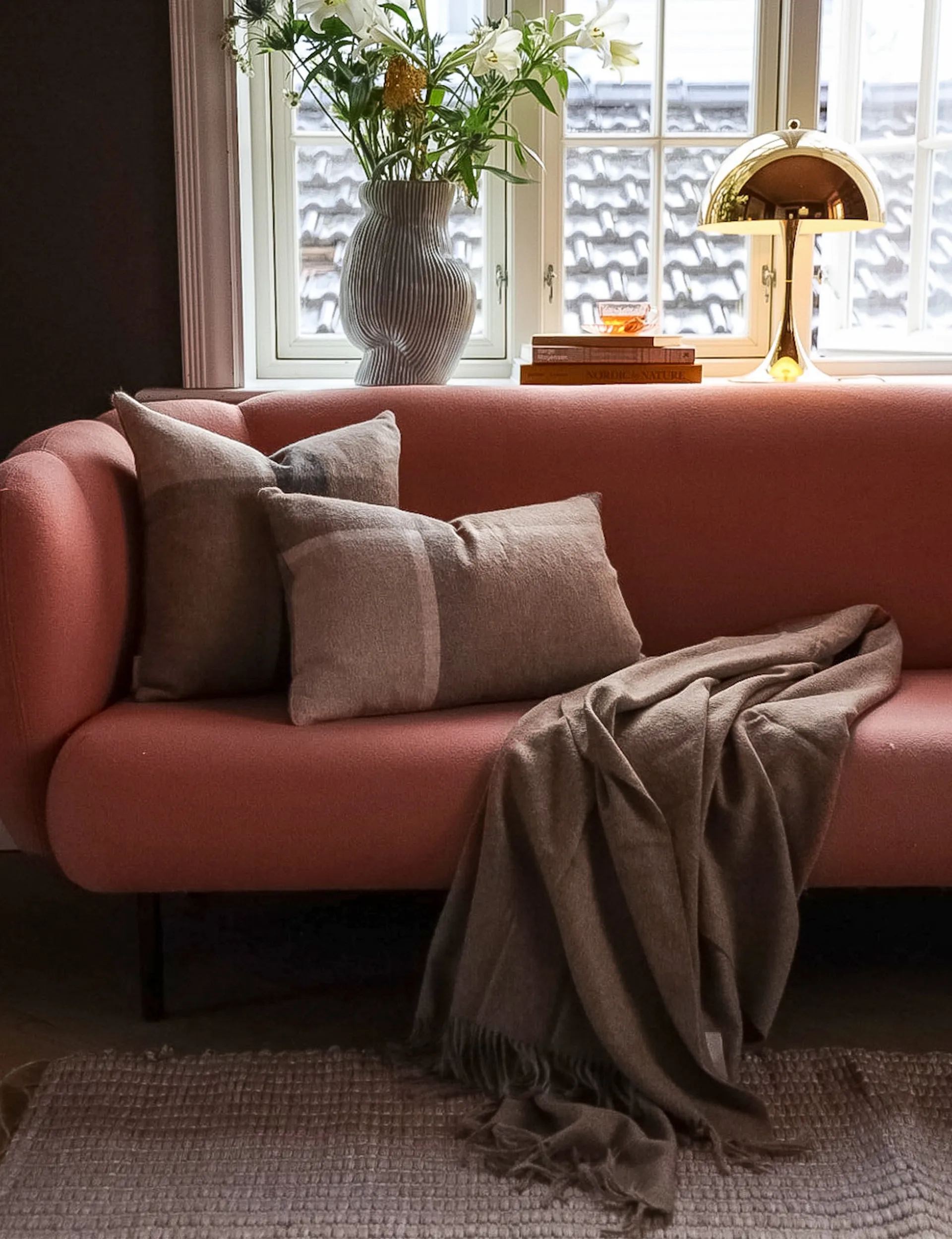 Manhattan putetrekk 50 x 50 cm, Beige Elvang Denmark