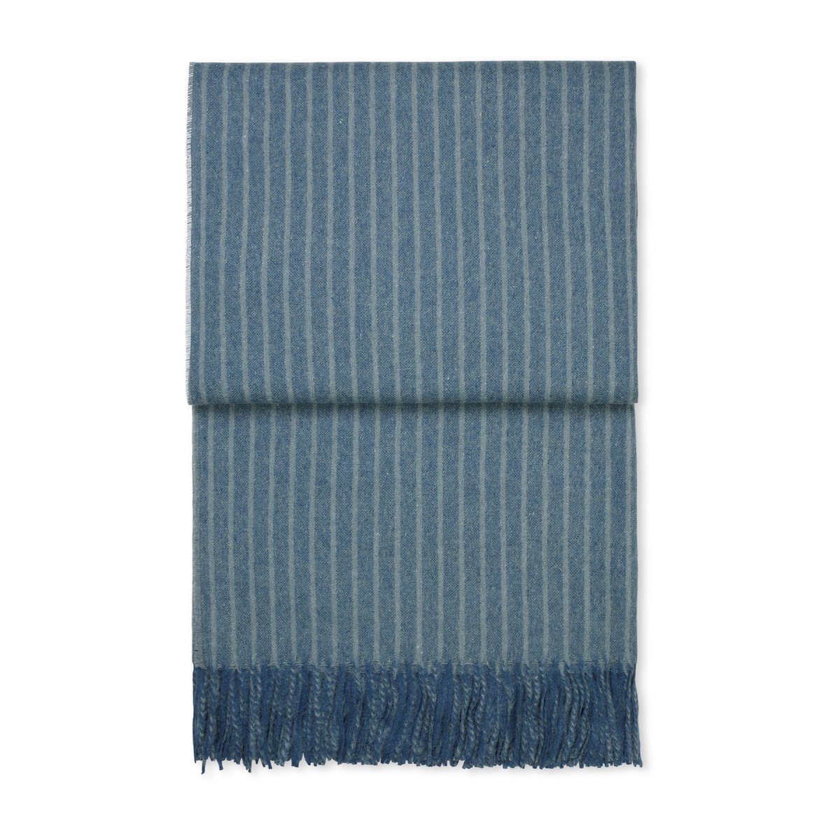 Bilde av Elvang Denmark Stripes pledd 130 x 200 cm Mirage blue