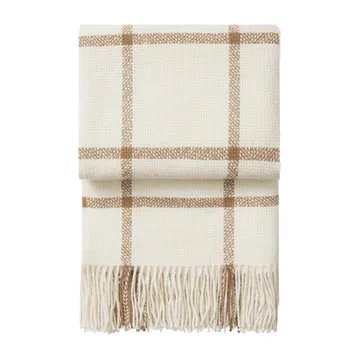Tartan pledd 130 x 190 cm - Ivory - Elvang Denmark