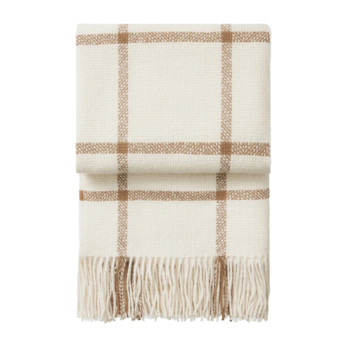 Bilde av Elvang Denmark Tartan pledd 130 x 190 cm Ivory