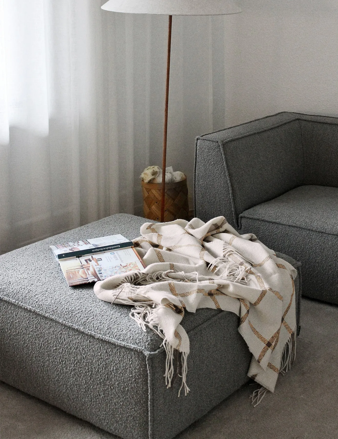 Tartan pledd 130 x 190 cm, Ivory Elvang Denmark