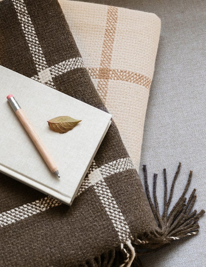Tartan pledd 130 x 190 cm, Ivory Elvang Denmark