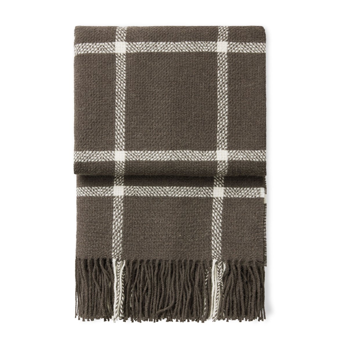 Bilde av Elvang Denmark Tartan pledd 130 x 190 cm Mocca