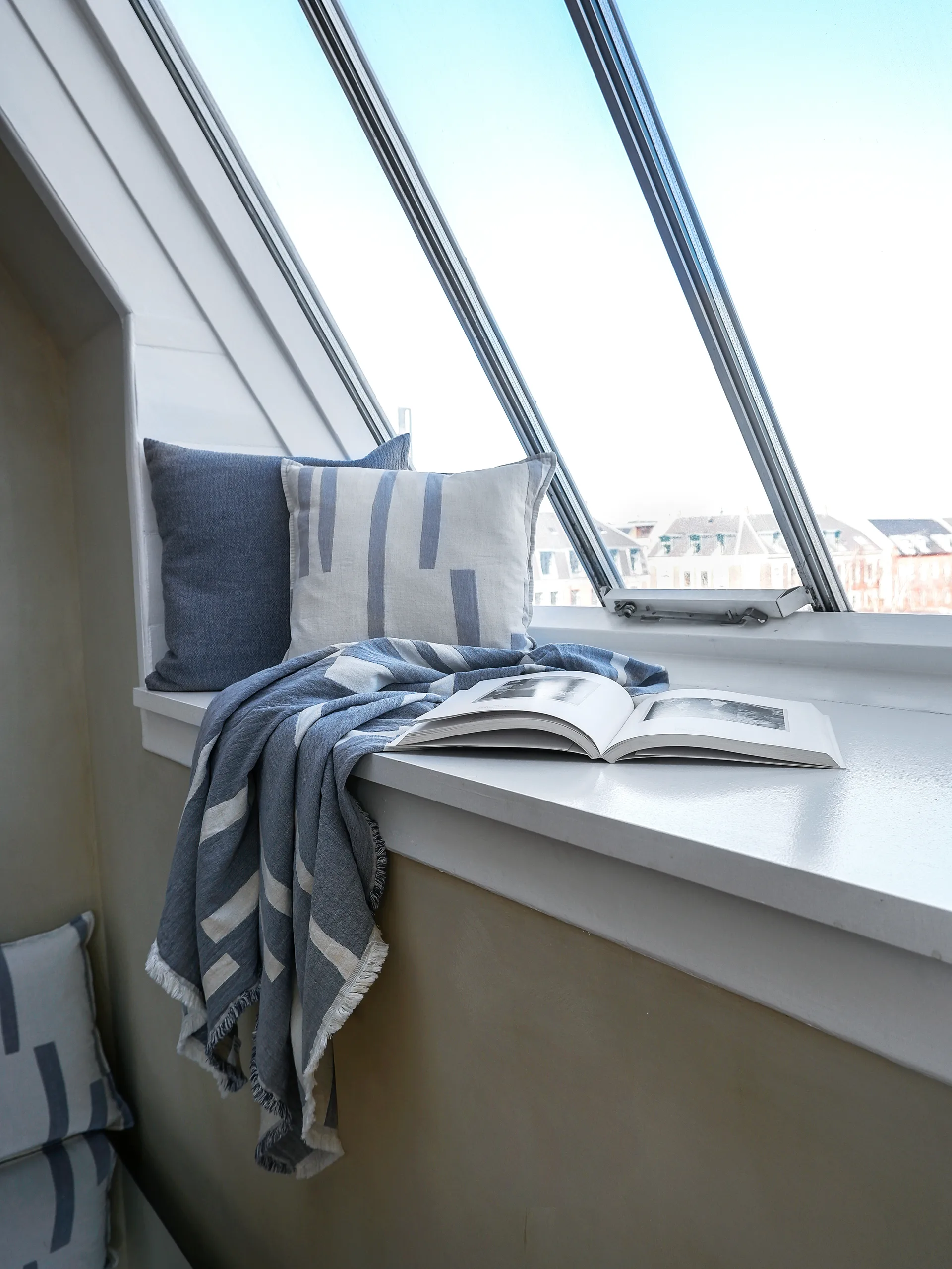 Thyme putetrekk 50 x 50 cm, blue Elvang Denmark