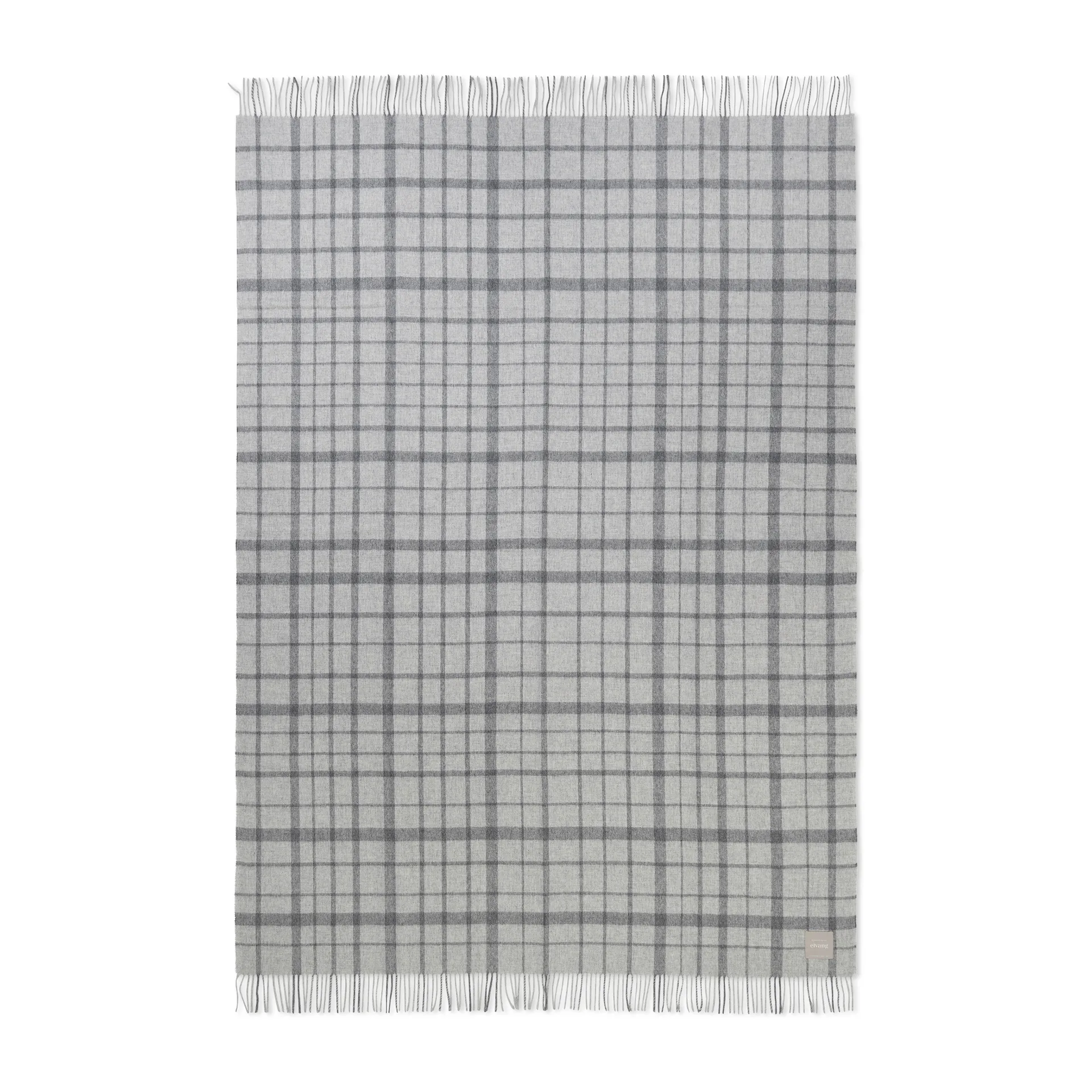 Tweed pledd 130 x 200 cm, Grey Elvang Denmark