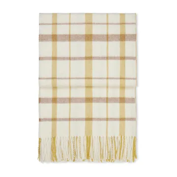 Tweed pledd 130 x 200 cm - Light yellow - Elvang Denmark