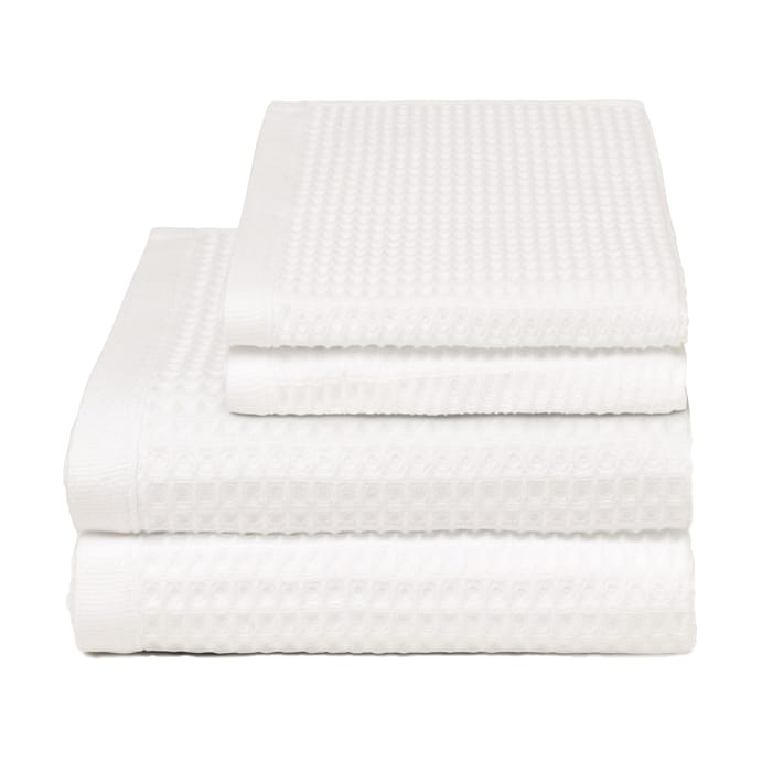 Waffle badehåndkle 70x140 cm, Ivory Elvang Denmark