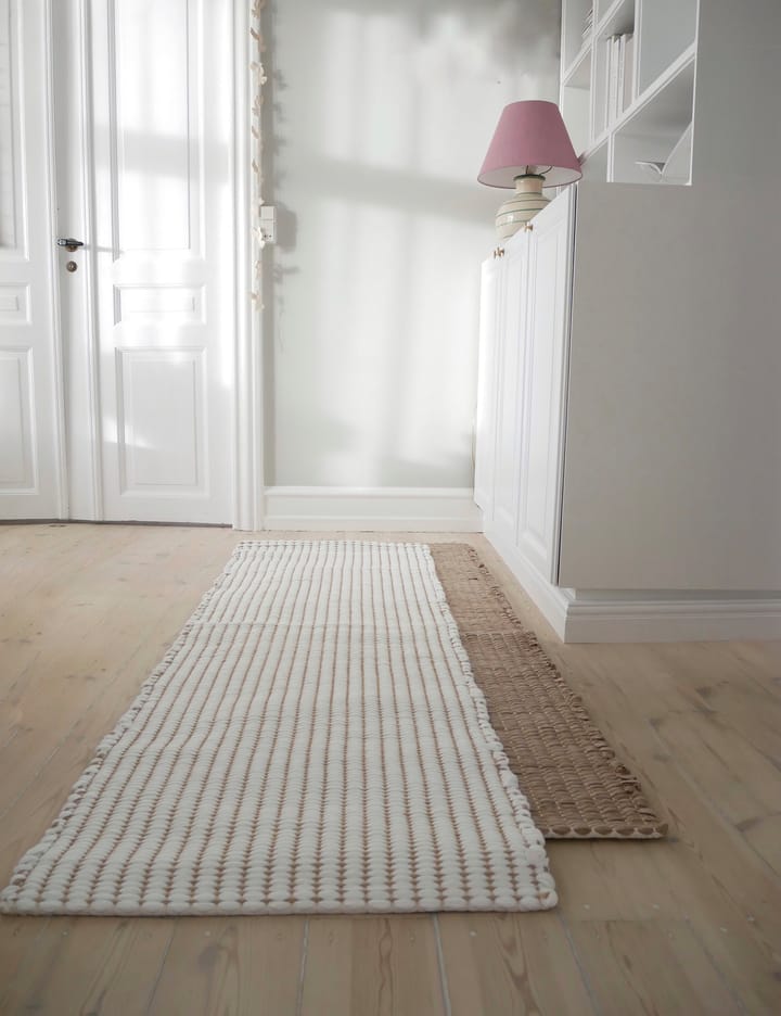 Walnut teppe 60 x 150 cm, Ivory Elvang Denmark