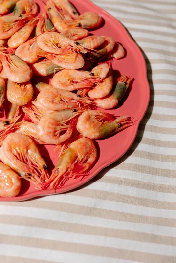 Emile Henry Madeleine serveringsfat - Bubblegum, rund - Emile Henry