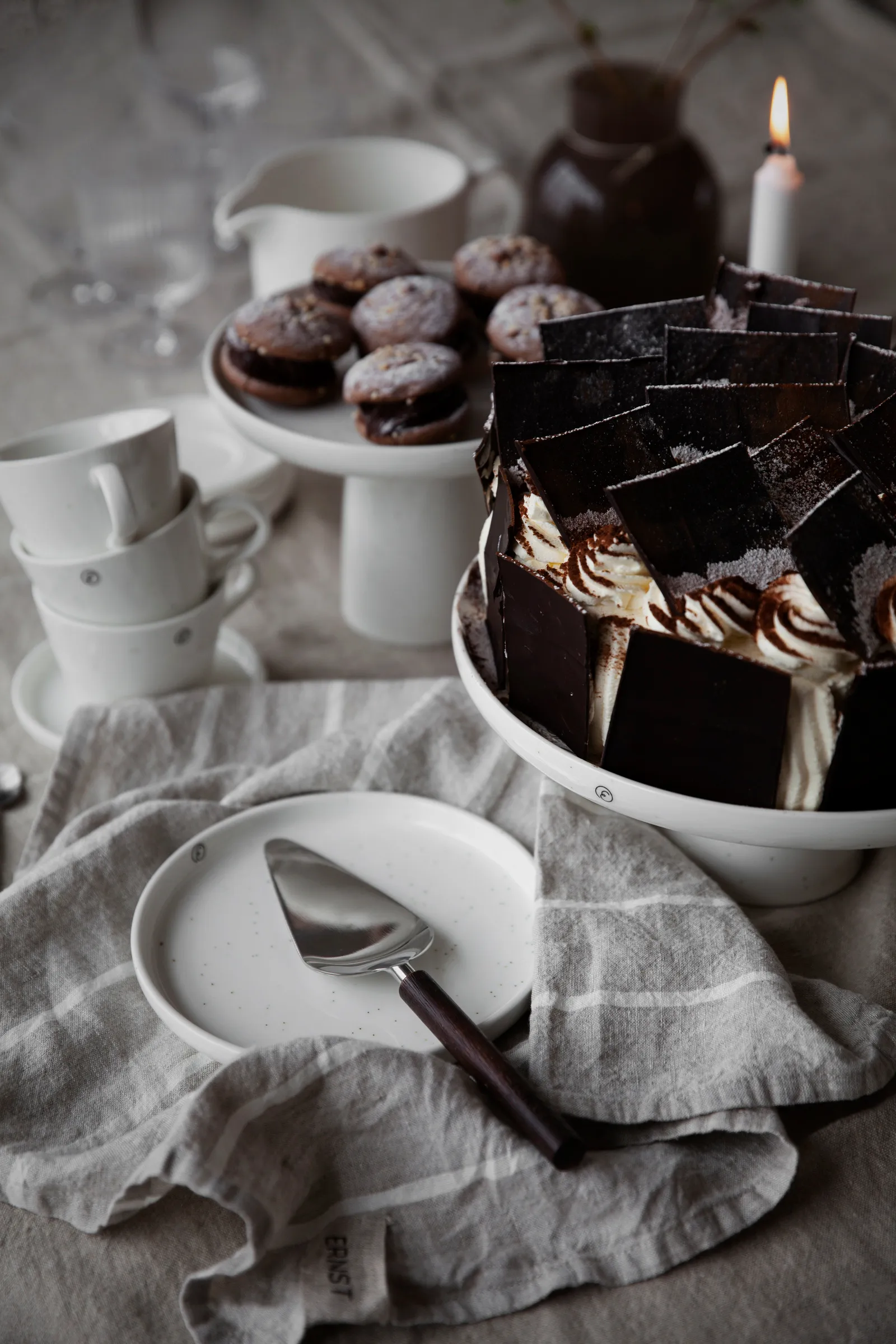 Ernst asjett Ø 17,5 cm, Vanilje ERNST