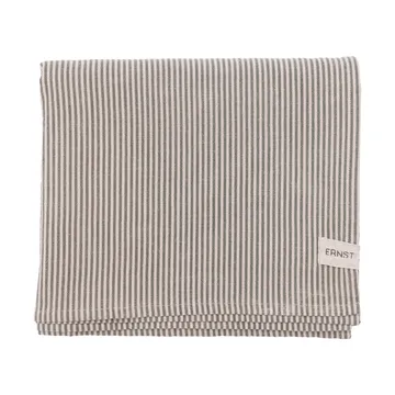 Ernst bordduk smale striper 145x300 cm - Grønn-beige - ERNST