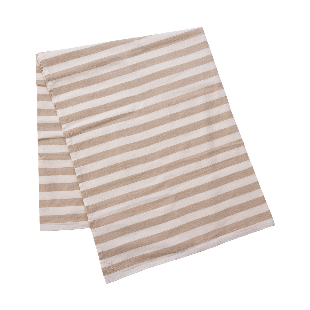 Bilde av ERNST Ernst bordduk stripete 145x300 cm Beige-hvit