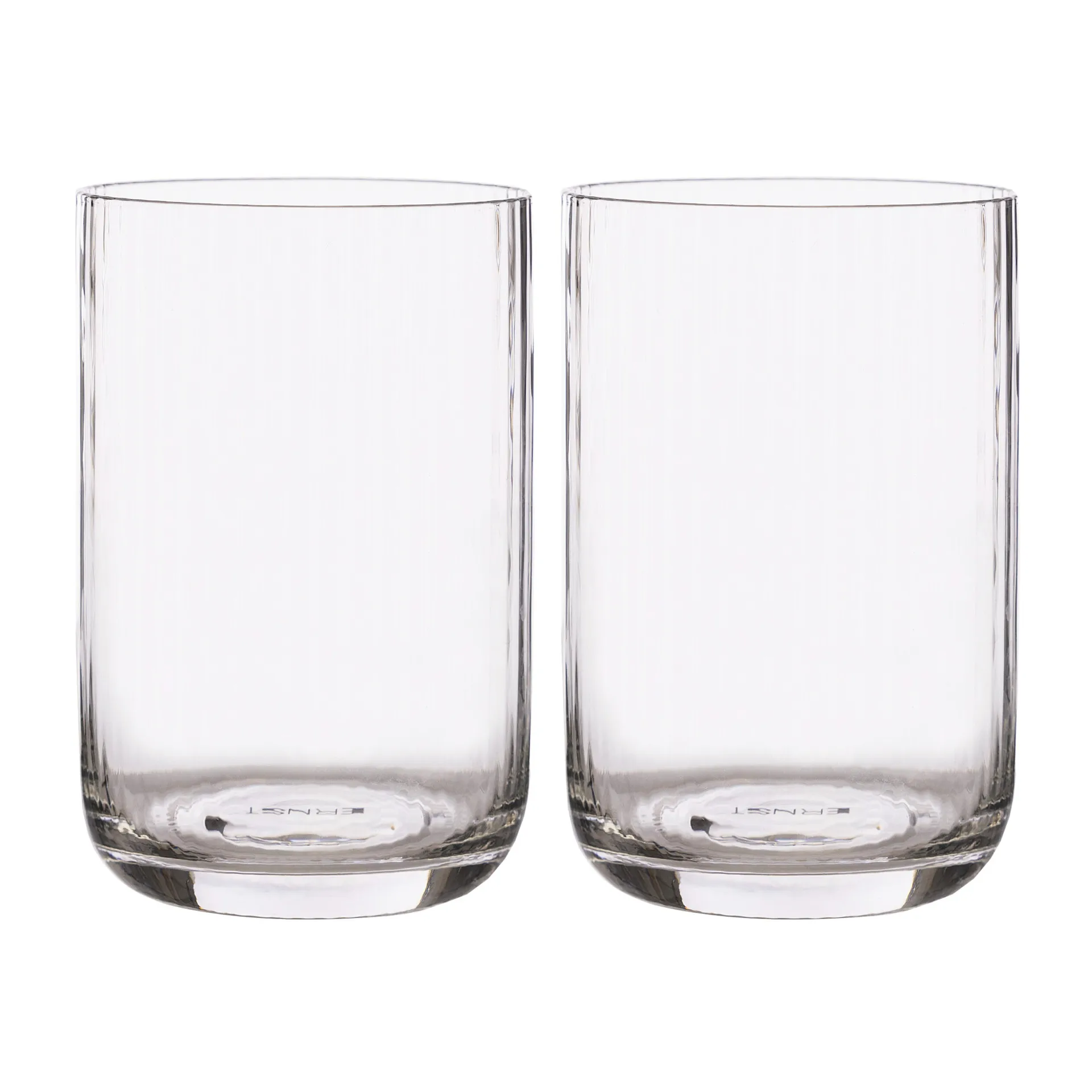 Ernst drikkeglass riflet 2-pakning, 50 cl ERNST