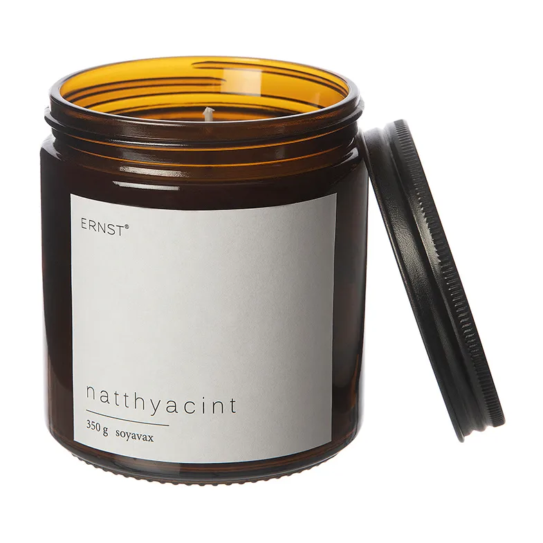 Ernst duftlys i glass med lokk Ø7,2 cm, Tuberose ERNST