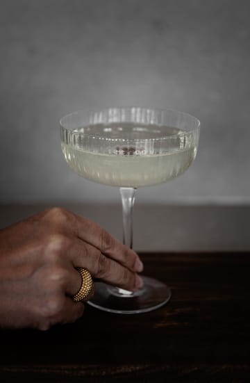 Ernst glass på fot 2-pakning - Klar - ERNST