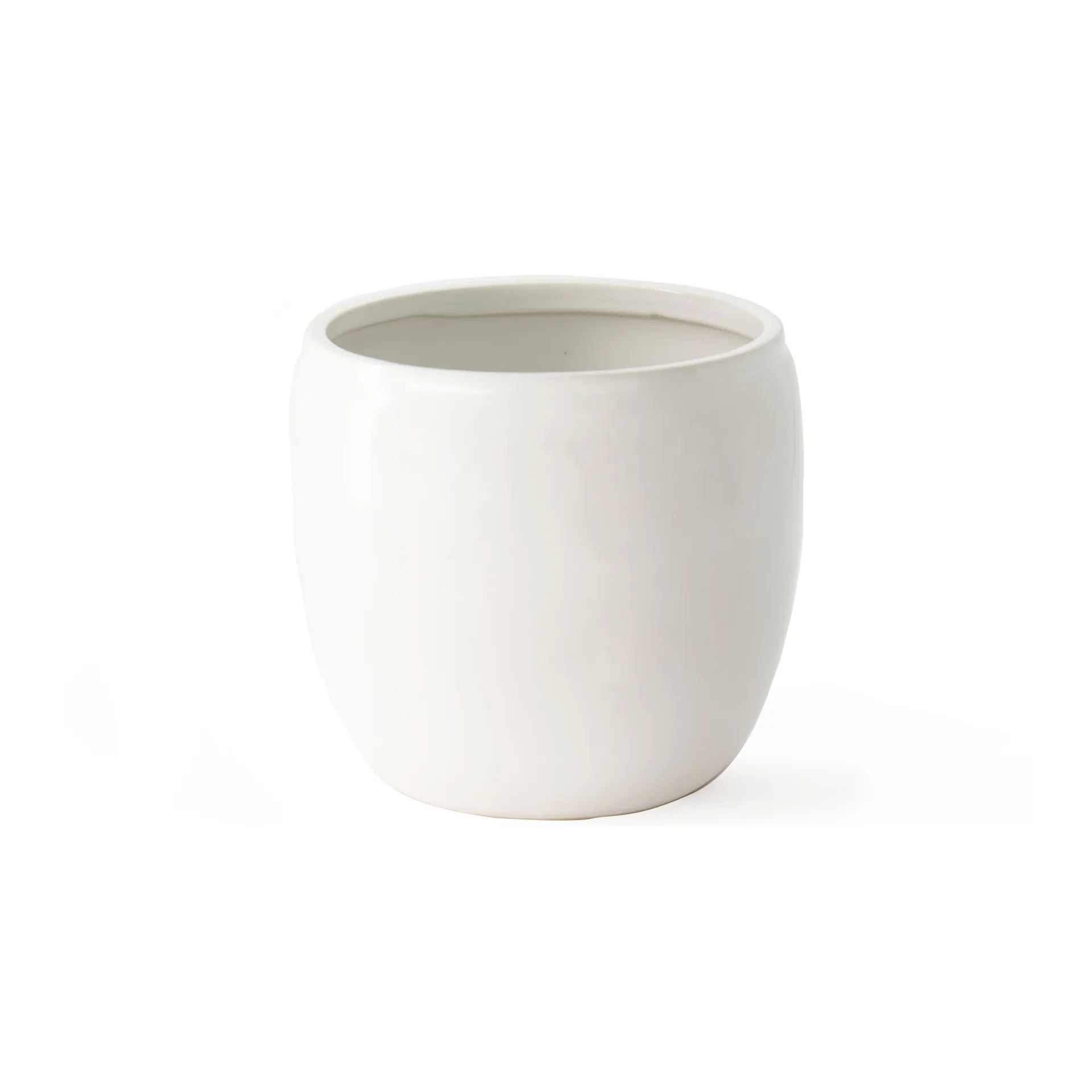 Ernst glassert krukke Ø14 cm, Hvit ERNST
