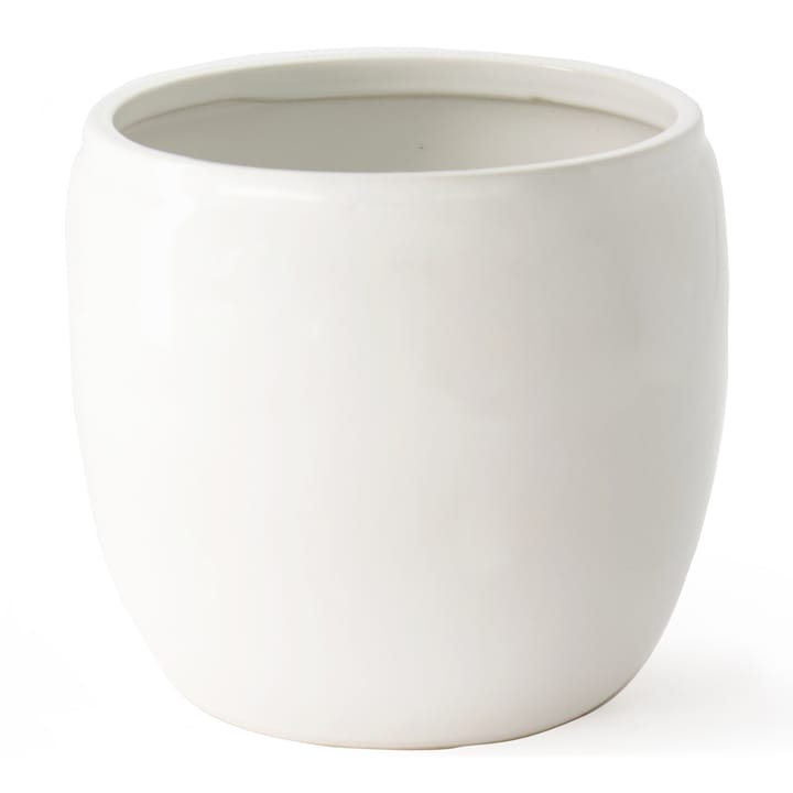 Ernst glassert krukke Ø22,5 cm, Hvit ERNST