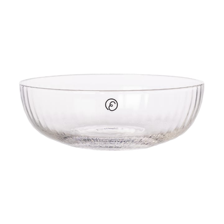 Ernst glasskål riflet Ø13 cm - Klar - ERNST