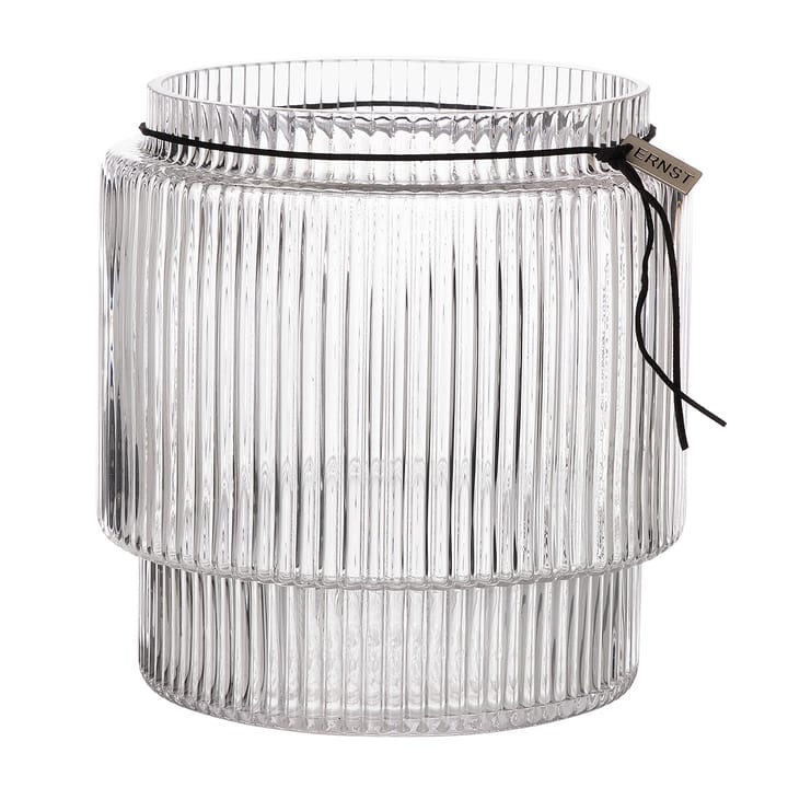 Ernst glassvase riflet klar - Ø 19,5 cm x h 20 cm - ERNST