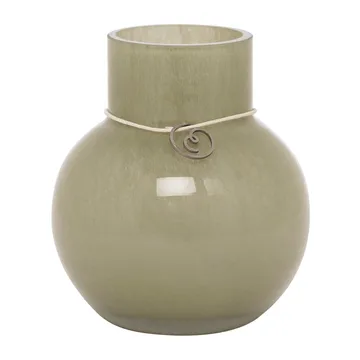 Ernst glassvase rund grønn - H 10 cm Ø 9 cm - ERNST