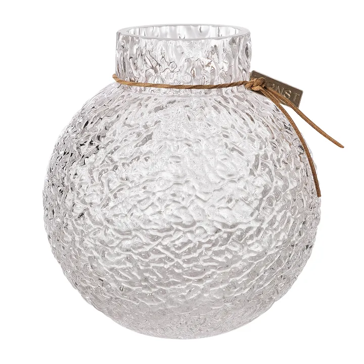 Ernst glassvase struktur klar - Ø13x14 cm - ERNST