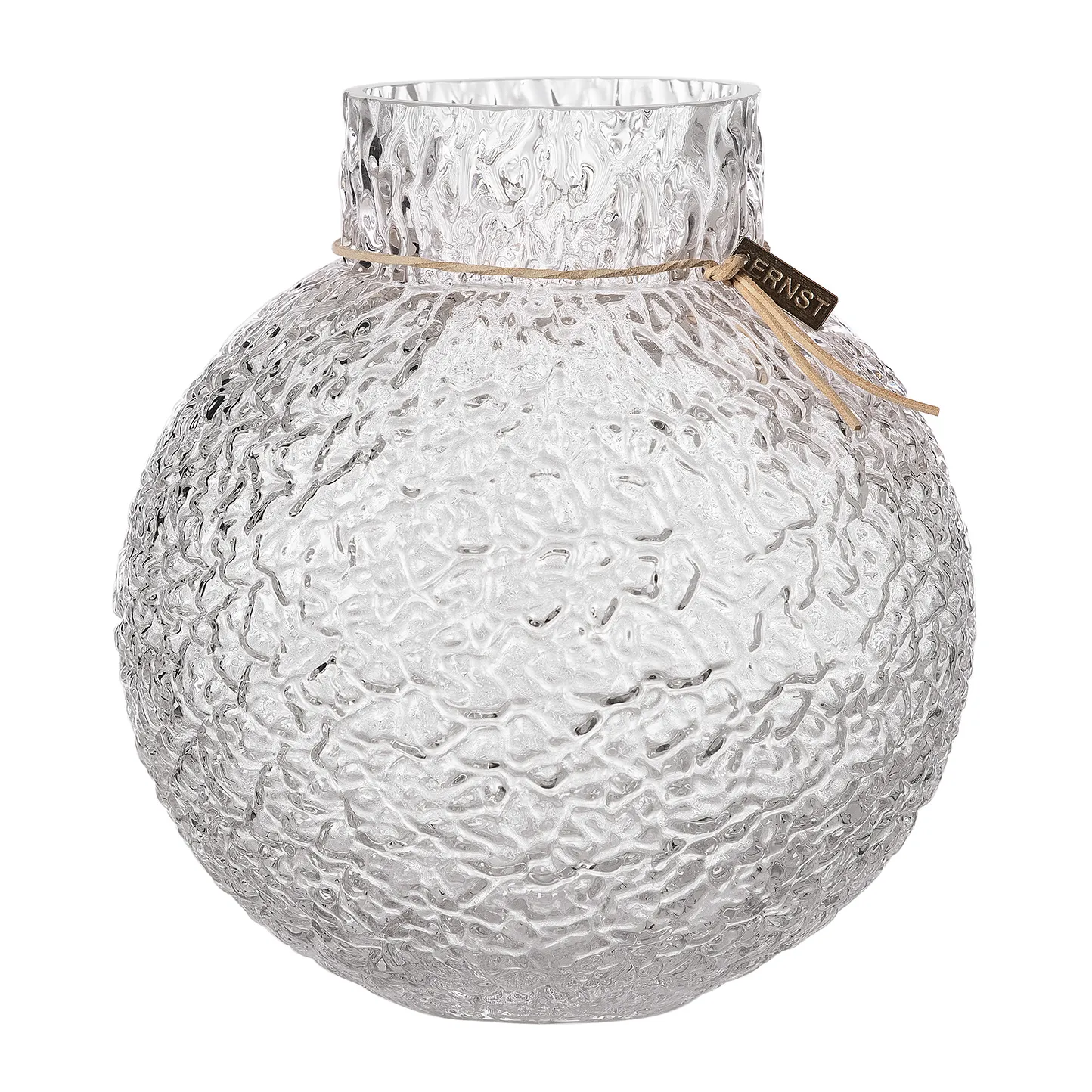 Ernst glassvase struktur klar, Ø21x22 cm ERNST