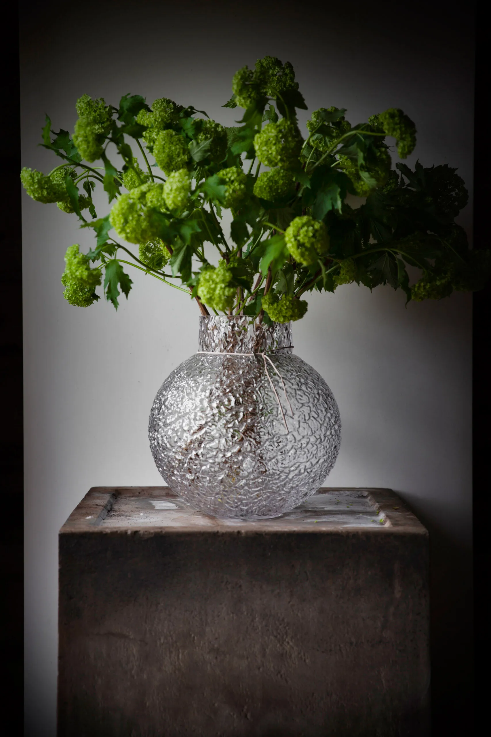 Ernst glassvase struktur klar, Ø 29 cm ERNST