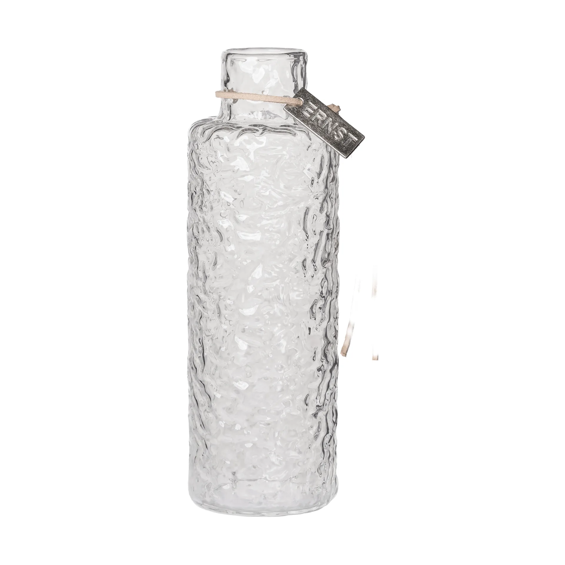 Ernst glassvase struktur klar, Ø5x15 cm ERNST
