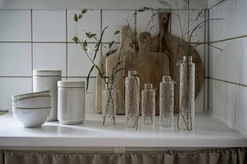 Ernst glassvase struktur klar - Ø5x15 cm - ERNST
