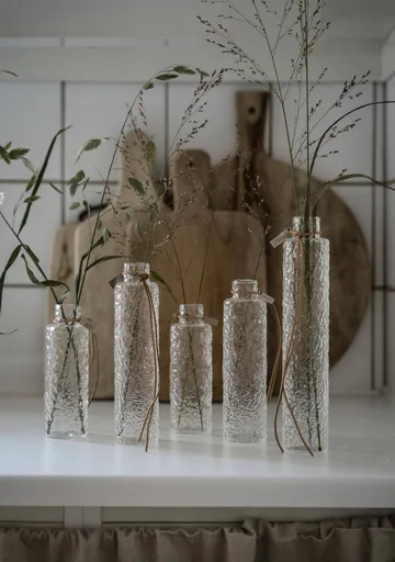 Ernst glassvase struktur klar - Ø5x15 cm - ERNST