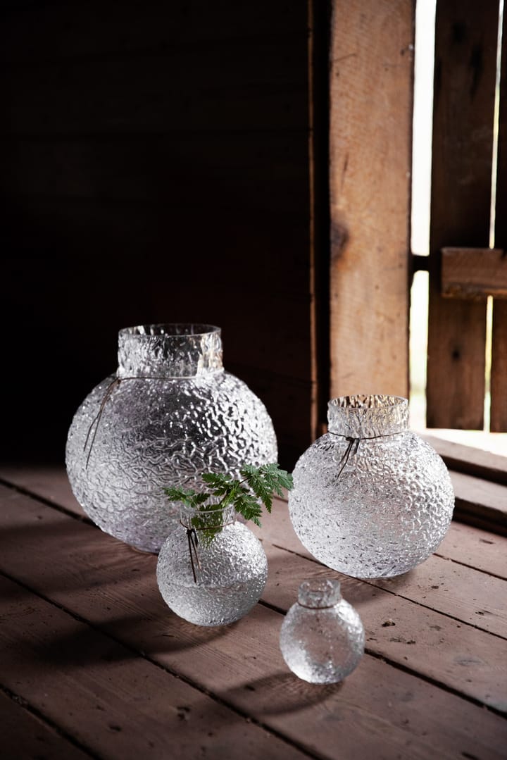 Ernst glassvase struktur klar - Ø 9 cm - ERNST