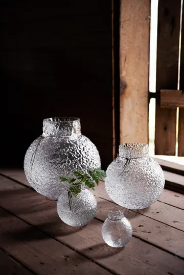 Ernst glassvase struktur klar - Ø9x10 cm - ERNST