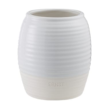 Ernst hvitglassert vase - 16 cm - ERNST