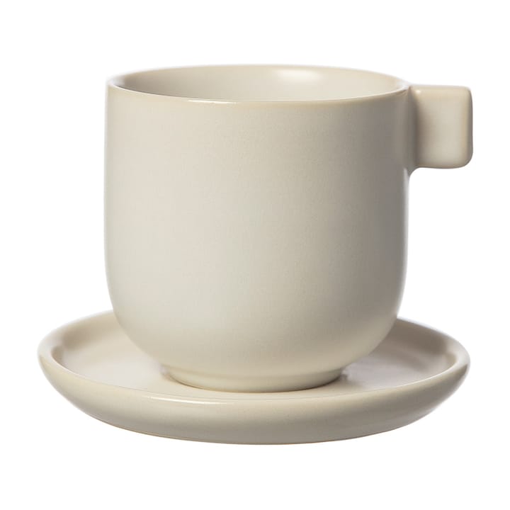 Ernst kaffekopp med skål 8,5 cm - Hvit sand - ERNST
