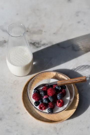 Ernst karaffel i riflet glass - Klar, Ø8x19 cm - ERNST