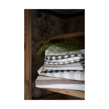 Ernst kjøkkenhåndkle, smale striper 47x70 cm - Beige-hvit - ERNST