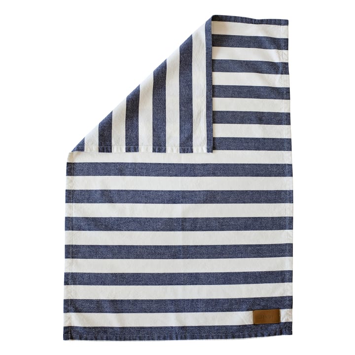 Ernst kjøkkenhåndkle stripete, 47x70cm - blå - ERNST