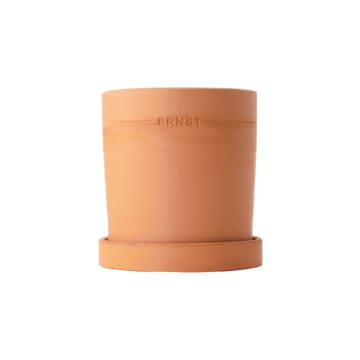 Ernst krukke med fat terrakotta - Ø11 cm - ERNST
