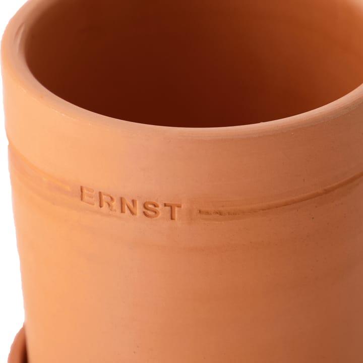 Ernst krukke med fat terrakotta, Ø11 cm ERNST