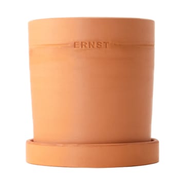 Ernst krukke med fat terrakotta - Ø19 cm - ERNST