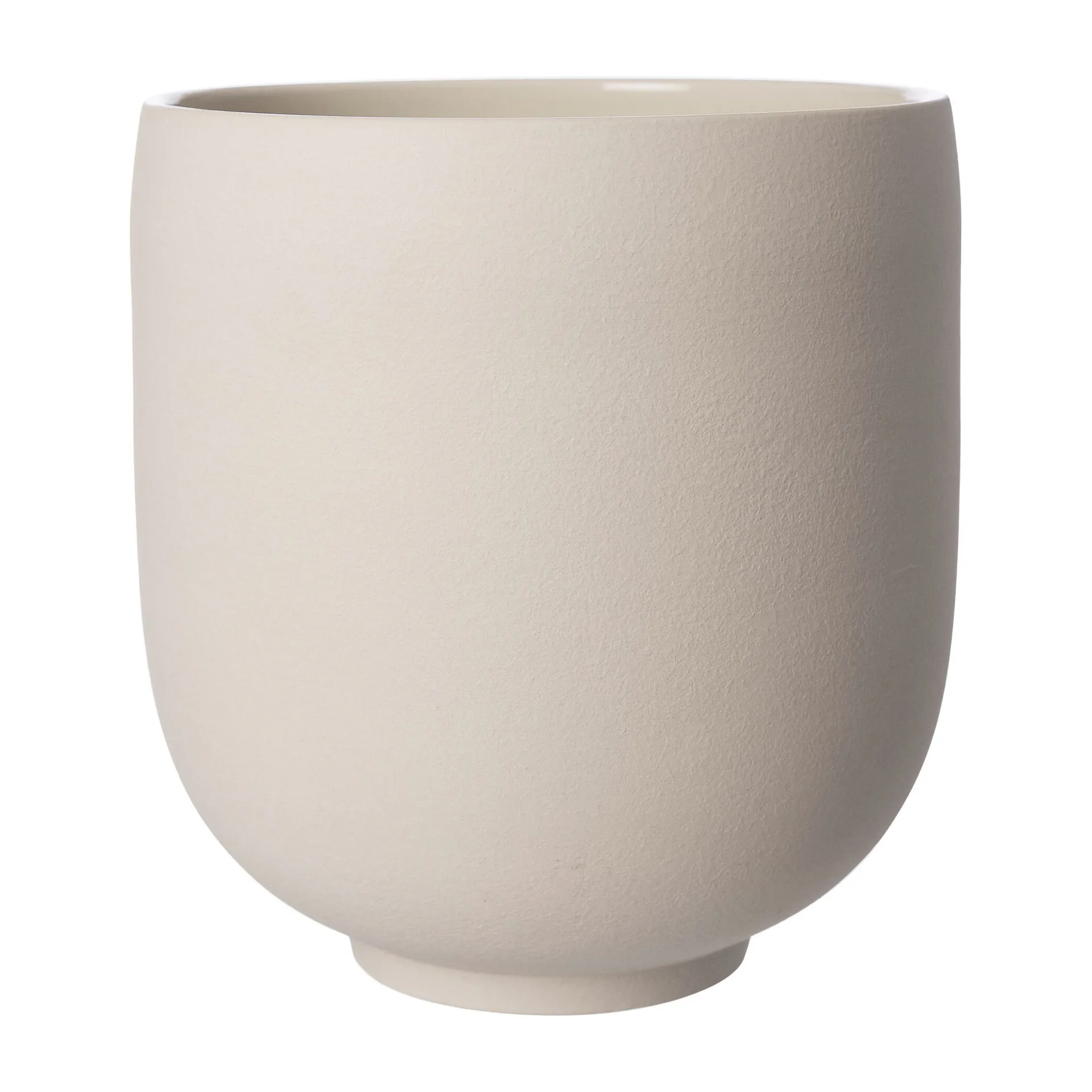 Ernst krukke på fot naturhvit, H 28 cm Ø 26 cm ERNST