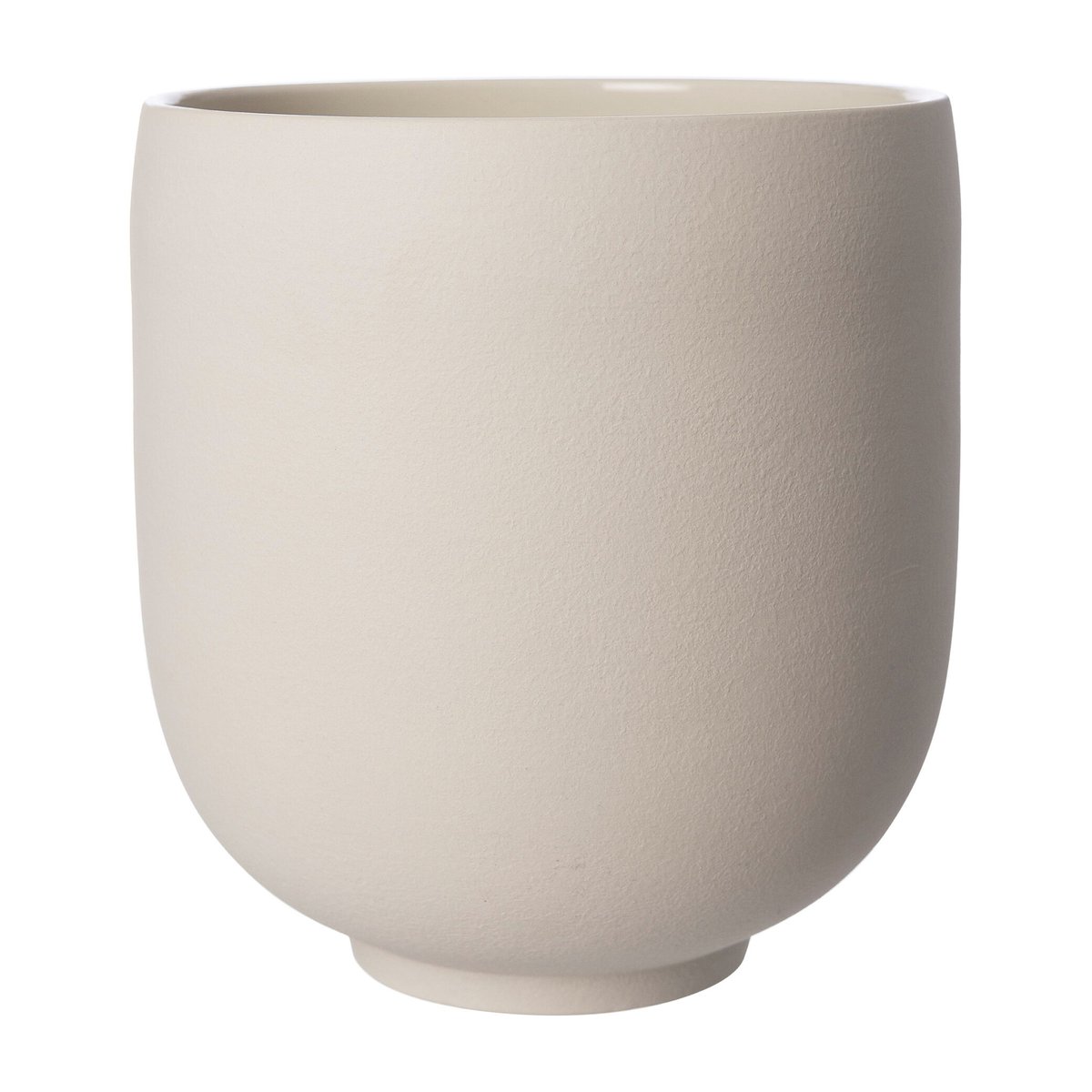 Bilde av ERNST Ernst krukke på fot naturhvit H 28 cm Ø 26 cm