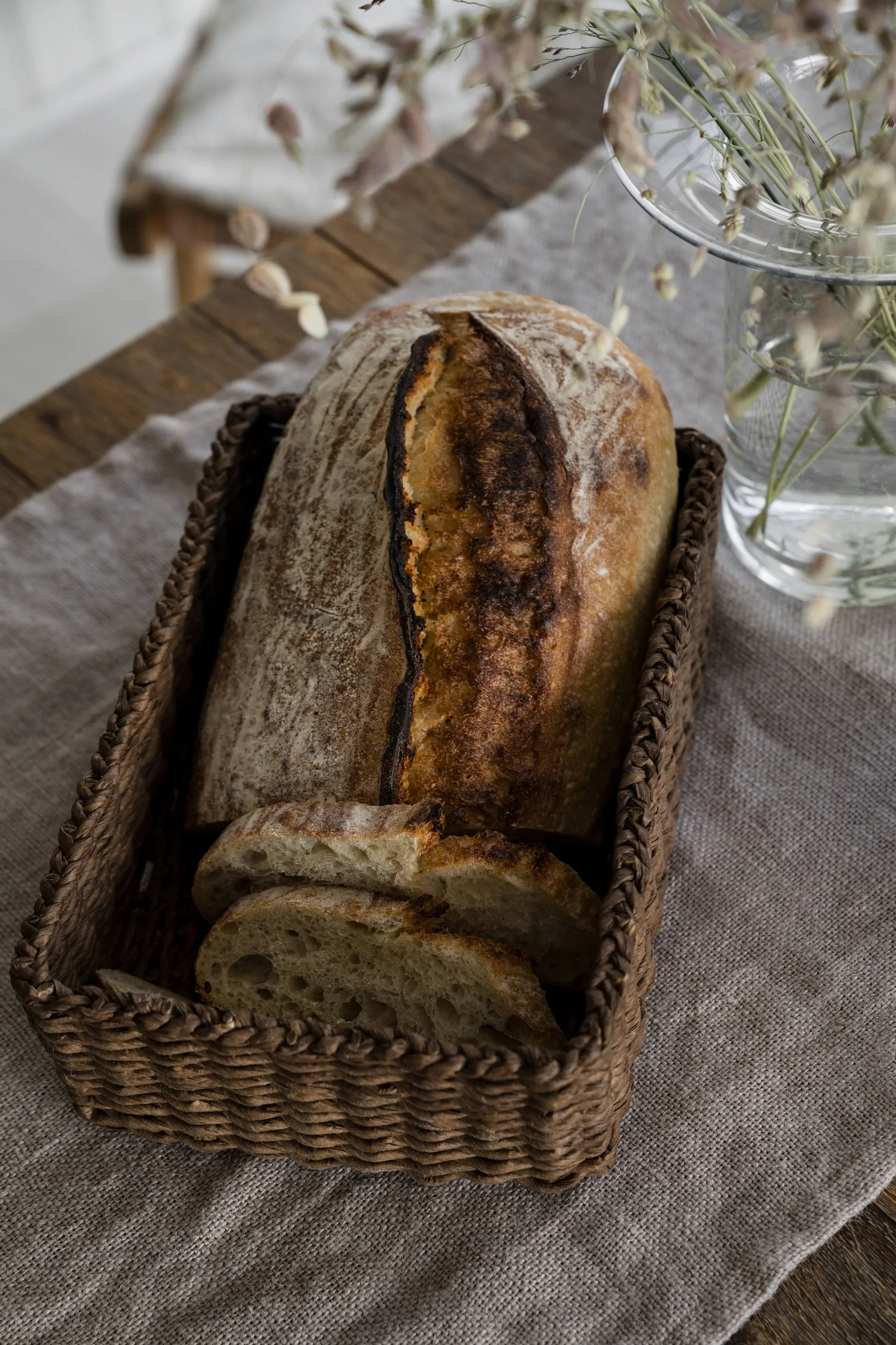 Ernst kurv 14x23 cm, Mørkebrun ERNST