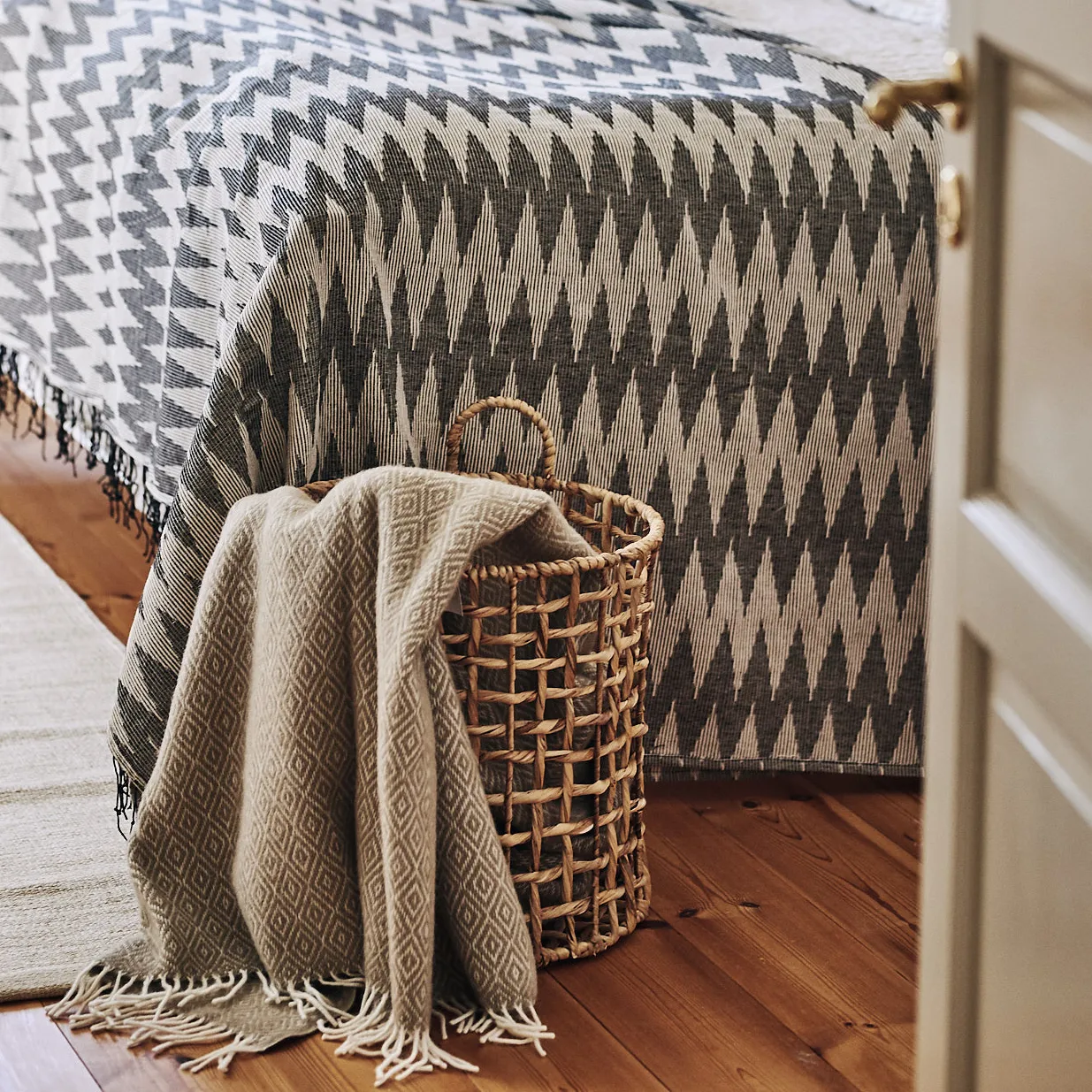 Ernst kurv 2-stk. flettet, natur ERNST