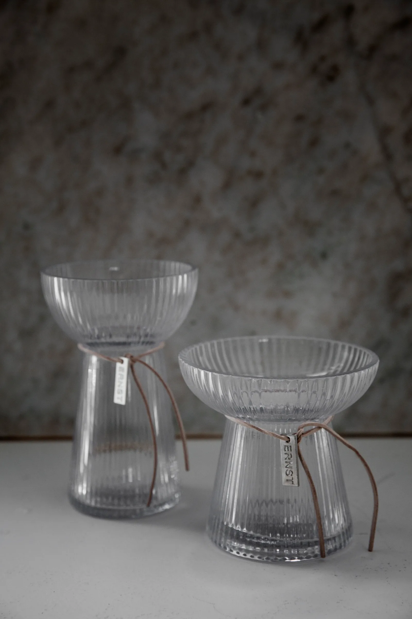 Ernst løkvase stripete, 15 cm ERNST